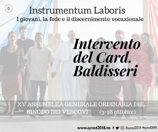 Conferencia de presentación del Instrumentum laboris. Intervención de S.E. el cardenal Lorenzo Baldisseri